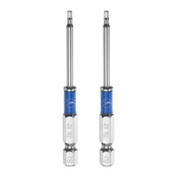 "Bits 2 StüCk 2Mm (H2) 1/4\" Sechskantschaft 75Mm (3\") Lang"