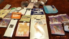 Vintage Pantyhose Lot 30  ladies  KNEE HIGHS, lot of 30 PLUS AB SIZE , New