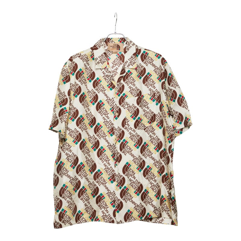 GUCCI x THE NORTH FACE Open collar shirt Aloha shirt 50 654766 mens 【Used】