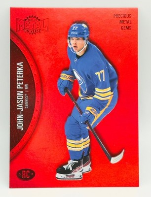 2021 Metal U PRECIOUS METAL GEMS -John Jason JJ Peterka RC SP PMG Red/100