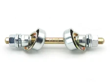 SKYWAY - FRONT Axle kit - Complete with cups & Dustcaps - old school bmx