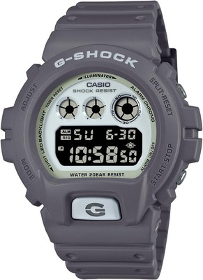 CASIO G-SHOCK DW-6900HD-8JF HIDDEN GLOW Digital Watch Gray