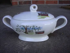  Santa AnitaWare SUGAR BOWL  1949  EARLY AMERICANA