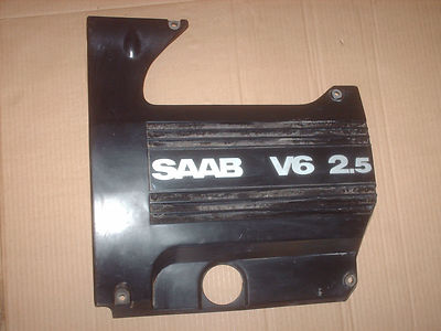  Saab 900 2.5L V6 Engine Intake Cover Plastic Trim 94 95 96 97 Used OEM