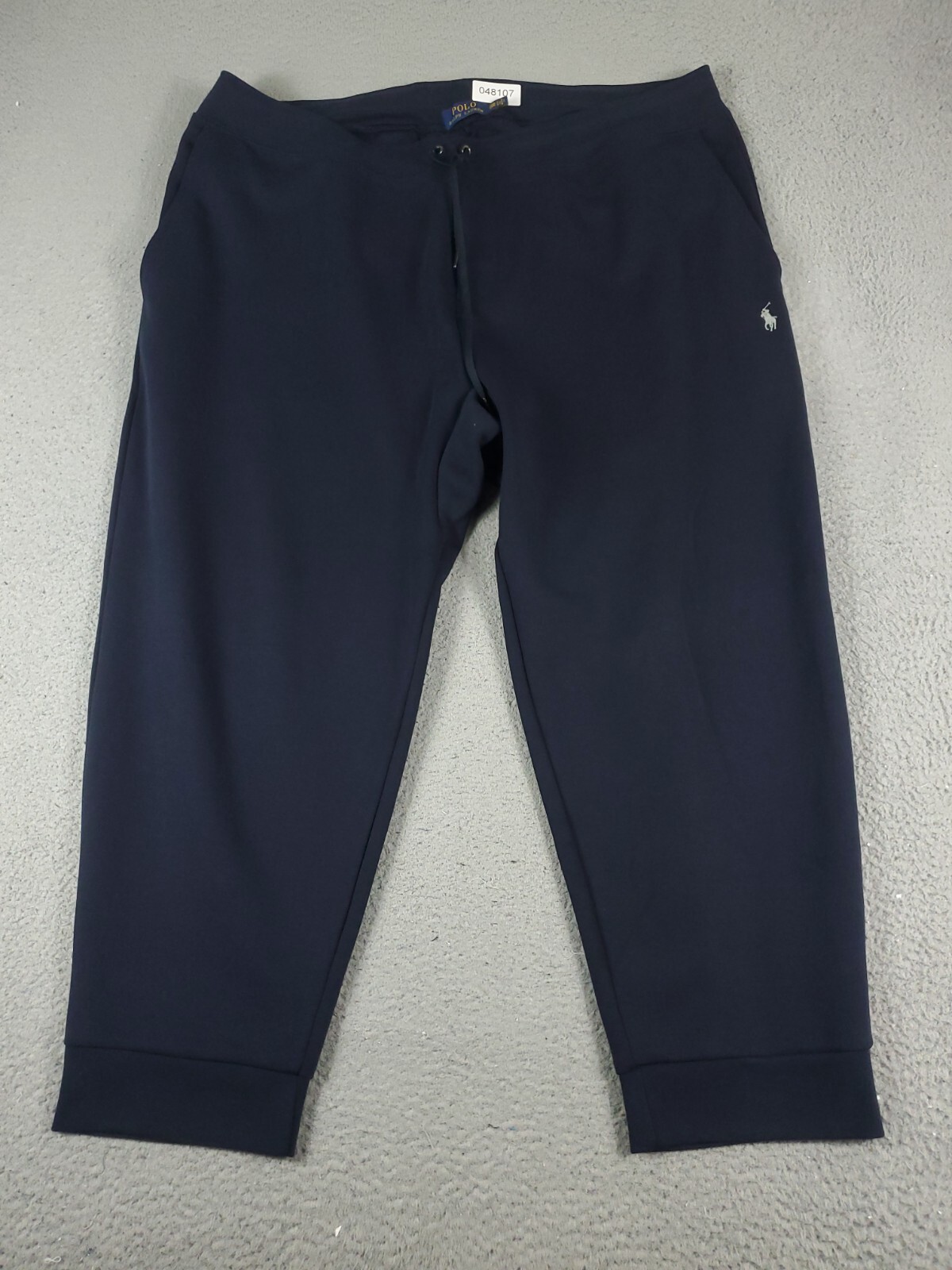 Pantaloni Ralph Lauren uomo taglia 2XB blu navy pony track felpa jogger