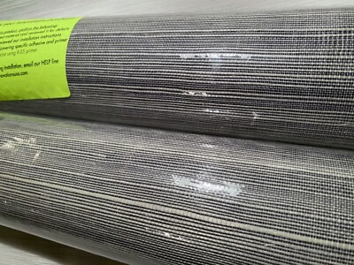 12YD INNOVATIONS FLO-06 FLORENTINE Onyx Sisal Paper Rayon Wallpaper $780 Retail