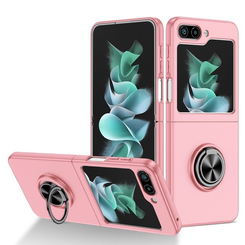 Smukłe etui magnetyczne do Samsung Galaxy Z Flip 6/5/4/3 Metalowy uchwyt pierścieniowy Kickstand - Zdjęcie 13 z 24