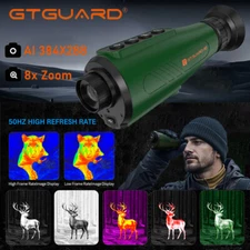 GTGUARD H3 Thermal Monocular 384x288 50Hz 15mm Micro-OLED Display for Hunting US