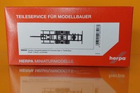 Herpa 085533 Ts Tandem-HäNgerfahrgestell FüR VolumenzüGe 7,82 M Mit Festaufbau