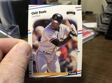 1988 Fleer Baseball FROM FACTORY SET # 79 Chili Davis