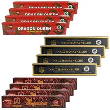 4-PACK Anand Incense Sticks, Black Nag Champa & More, 15g, BUY 2 GET 1 FREE