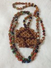 Vtg Native American Juniper Seed? Intricate Bead Necklace Lot Artisan Navajo?  — photo 9