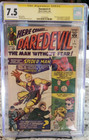 DAREDEVIL #1 CGC 7.5! Signature Series STAN LEE! 1964 First