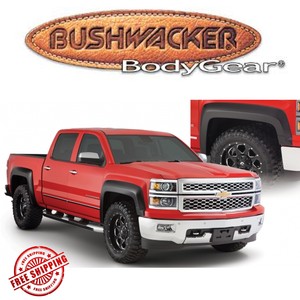 Bushwacker 黑色extenda 风格挡泥板弹14 16 雪佛兰silverado 1500 Cc Ebay