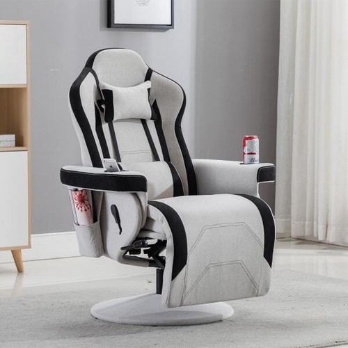 Merax High End Gray Fabric Reclining 