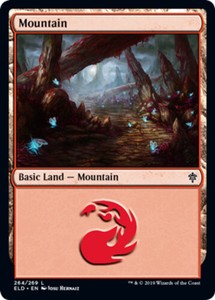 Mountain (264) x4 - Throne of Eldraine - NM-Mint, English - Throne of Eldraine