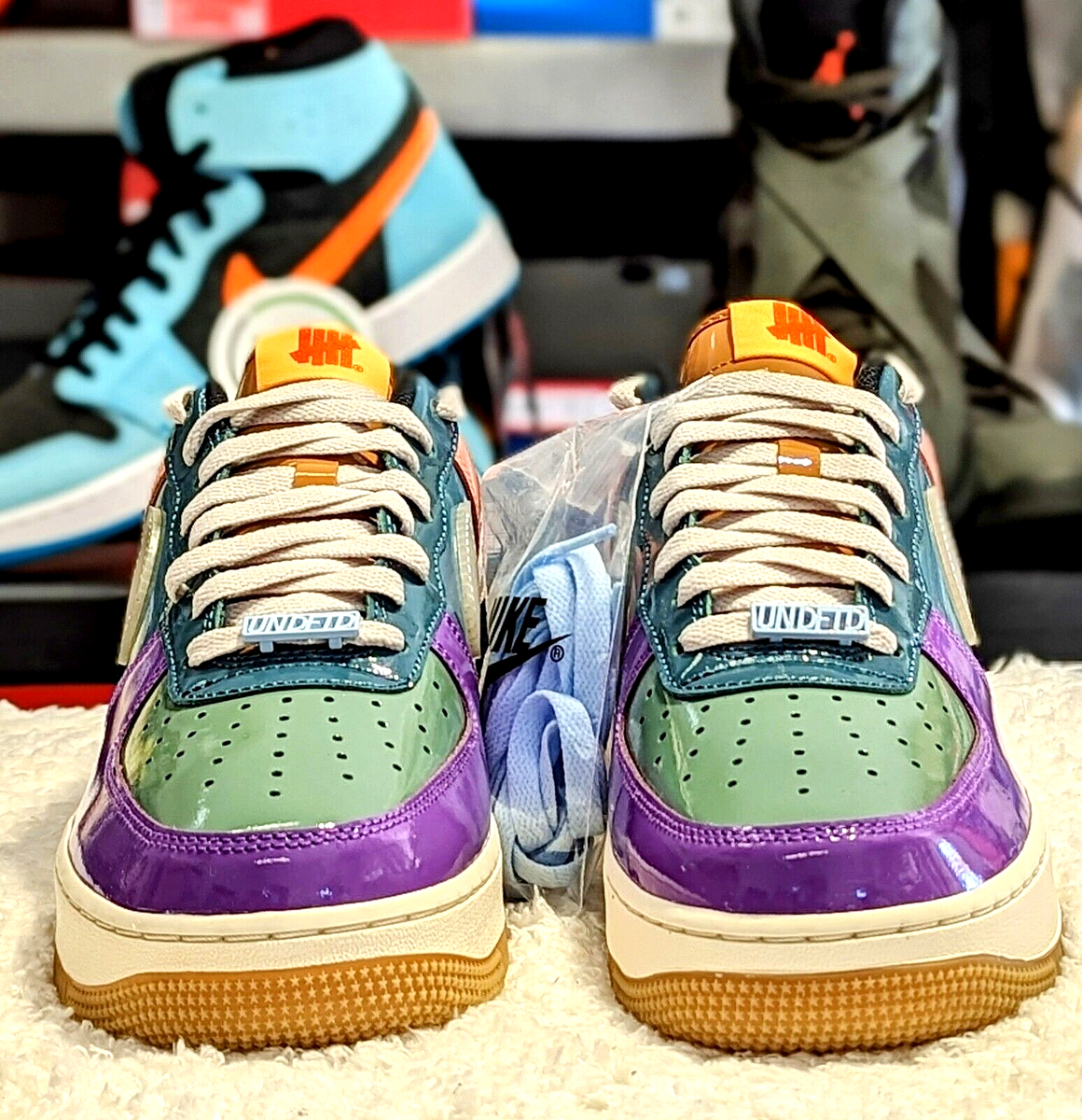 Nike Air Force 1 Low x Undefeated Celestine Blue 2022 dv5255-500