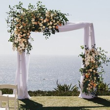 81.1x81.8 inch Pergola Square Metal Wreath Arch Backdrop Stand Wedding Events