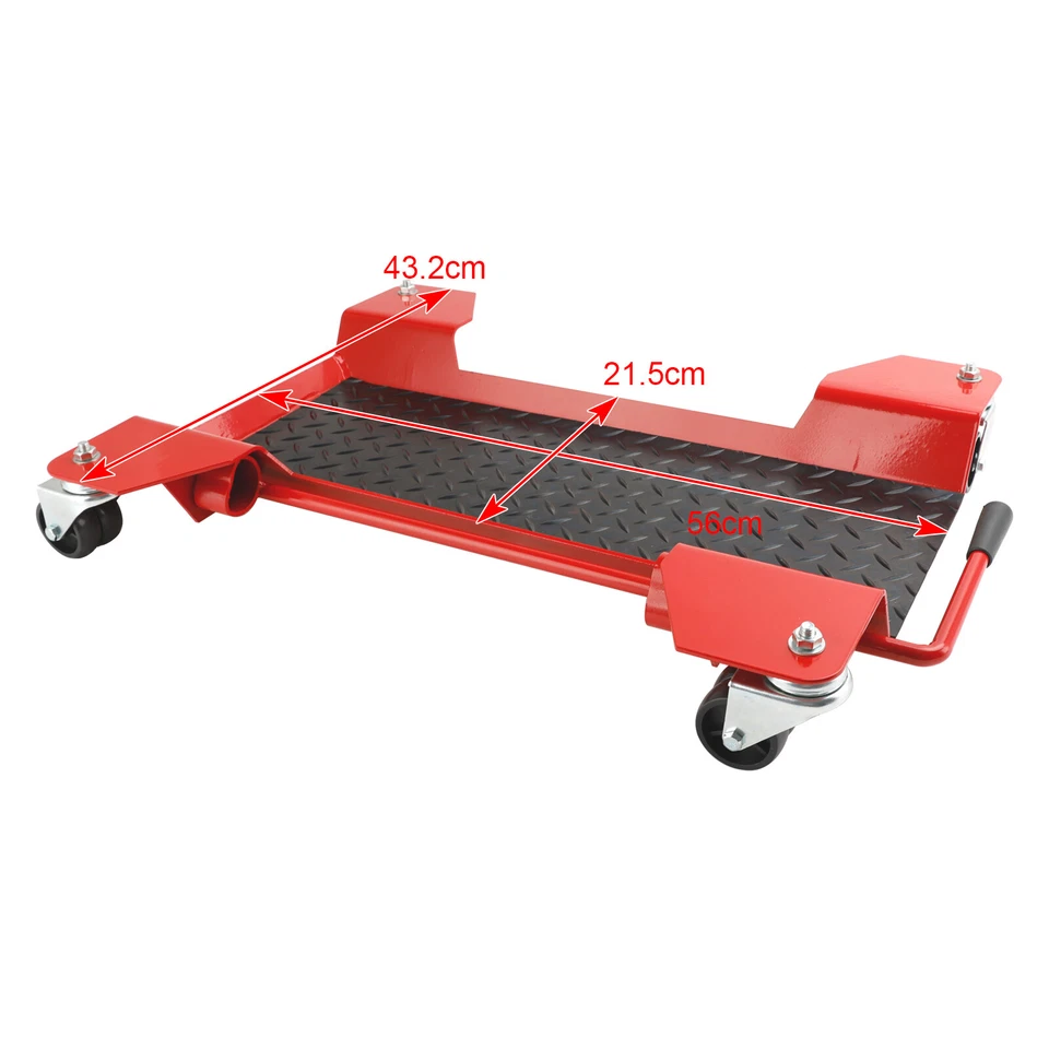 Motorcycle Centre Stand Moving Dolly Trolley Platform 360 Degree Casters  250kg, - Image 2 of 4