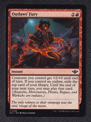 Outlaws' Fury Outlaws of Thunder Junction MTG 136 C NM
