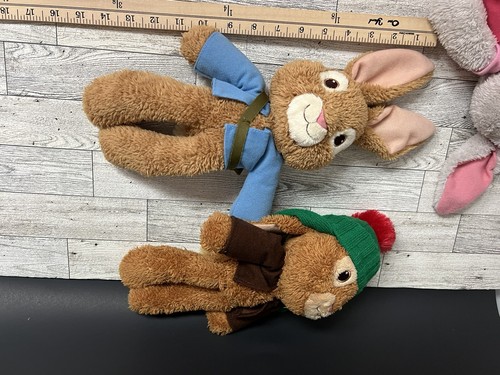 3 Nickelodeon Peter Rabbit Benjamin Bunny Lily Bobtail 10" Plush Stuffed Animals - Picture 9 of 9