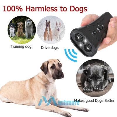New Ultrasonic Anti Dog Barking Pet Trainer Gentle Chaser Dog Deterrent Repeller
