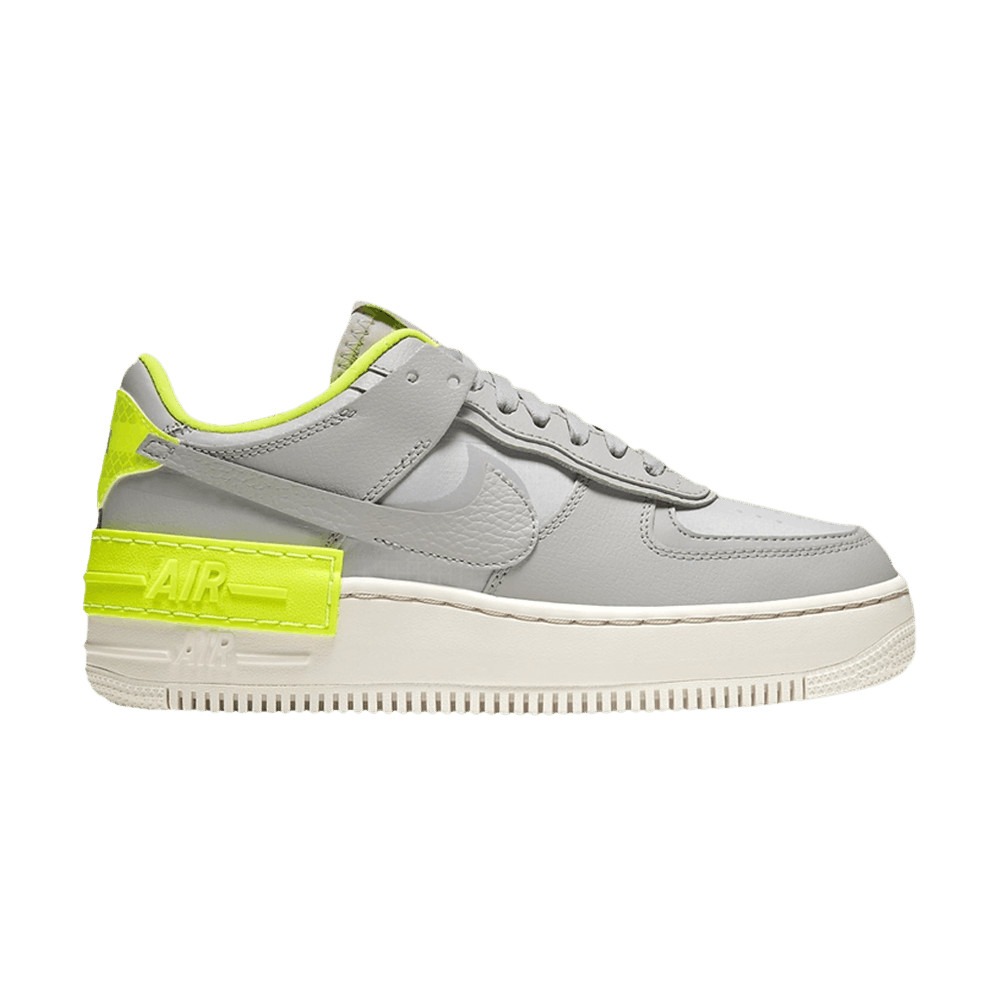 Женские кроссовки Nike Air Force 1 Shadow Low SE серо-зеленого цвета Volt CQ3317-002 sz 6.5