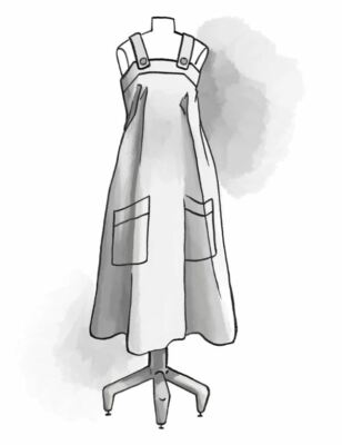 Folkwear Basics Pinafore Dress Sewing Pattern (Pattern Only) folkbasicspinafore