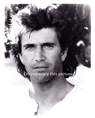 Mel Gibson B&W 8''X10'' Photograph