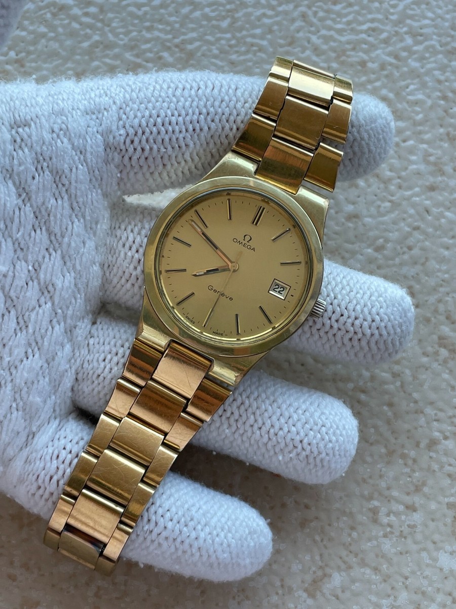 OMEGA GENEVE WATCH 136.0103 MANUAL CAL.1030 MENS 36.5mm SWISS MADE