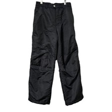 Faded Glory Kids Insulated Elastic Back Front Zip Snow Pants Size Large 10-12