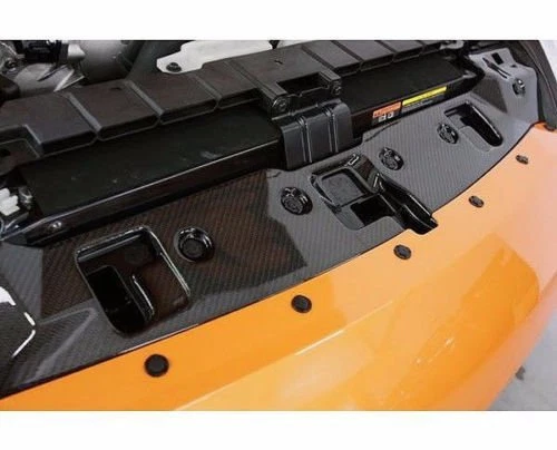 PROTECTOR PANEL SLAM REFRIGERACIÓN RADIADOR CARRERAS DELANTERO FIBRA CARBONO PARA NISSAN 370Z Foto 2 de 4