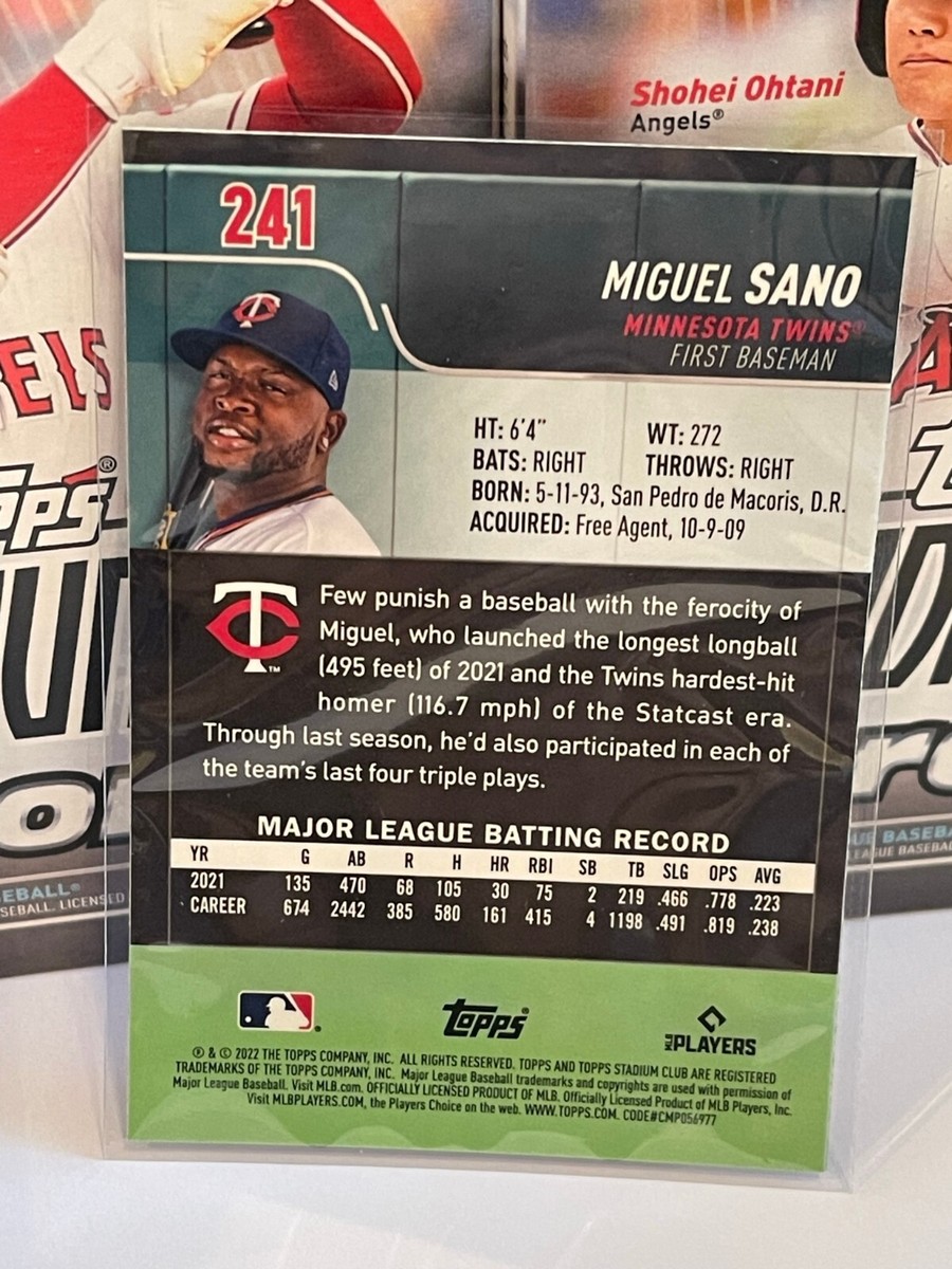 2022 Topps Stadium Club Chrome X-Fractor Refractor Twins