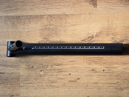 HP Velotechnik Tretlagerausleger mit Umwerferrohr und Skala - Bild 2 von 2