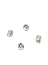 The Stop Shop Inverted Flare Steel Plugs For 3/8"-24, Flush Style (Pack of 4)