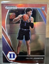 2021-22 Panini Prizm Draft Picks Red Prizm #029/299 Jalen Johnson #10 Rookie RC