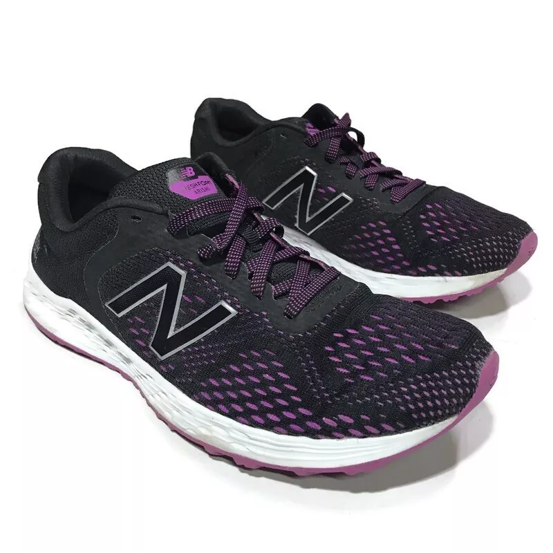 New Balance Womens Arishi WARISCP2 Black Purple Running Course Shoes Size 9.5
