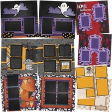 HALLOWEEN HAPPENINGS - Scrapbook Layout Set