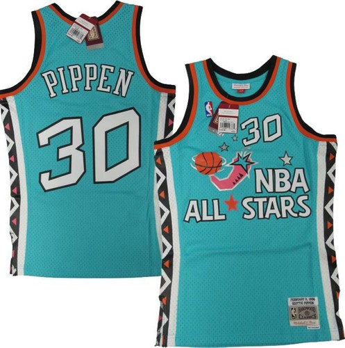 1996 All-Star #30 Scottie Pippen Bulls Mens Mitchell & Ness Swingman Jersey $130