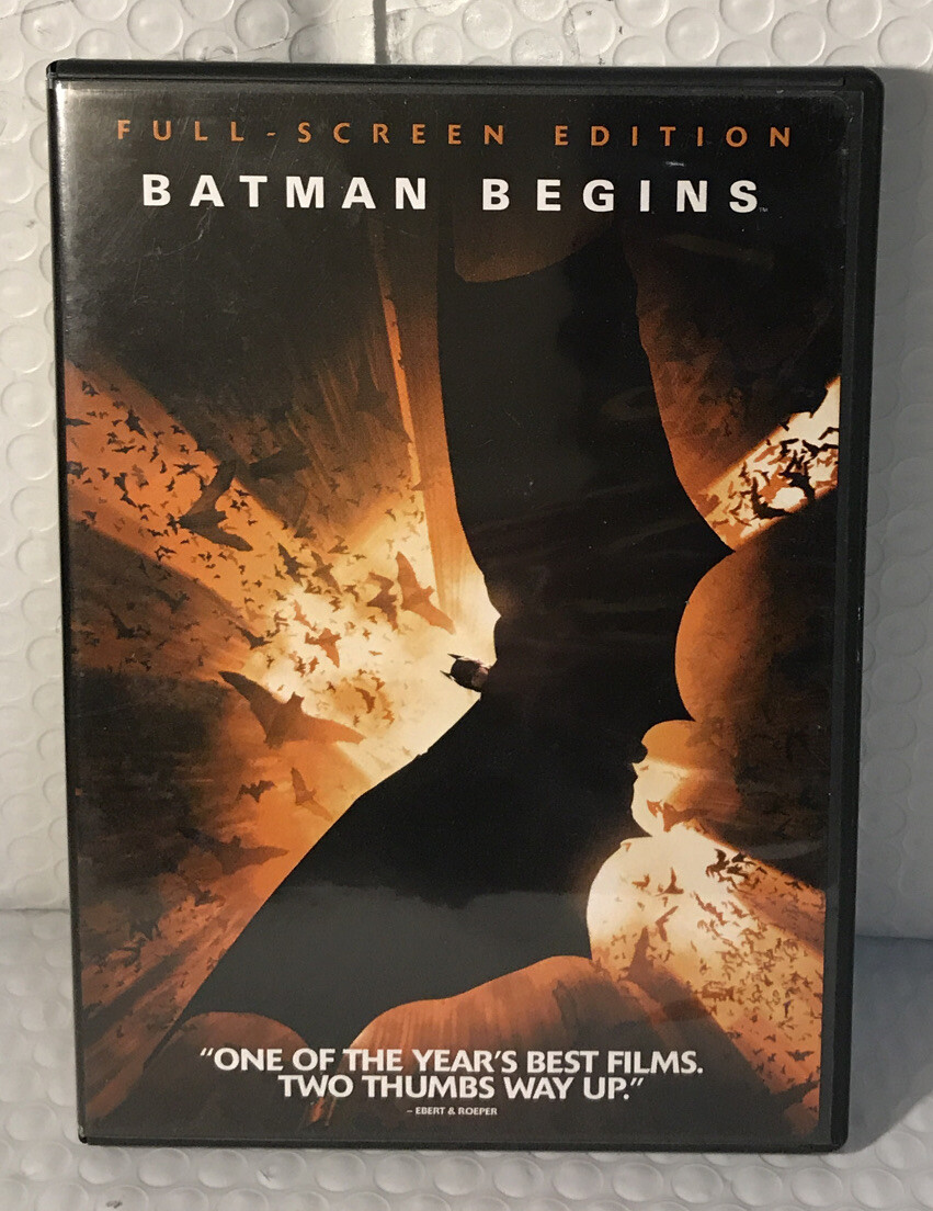 Batman Begins (DVD, 2005, Full Frame)