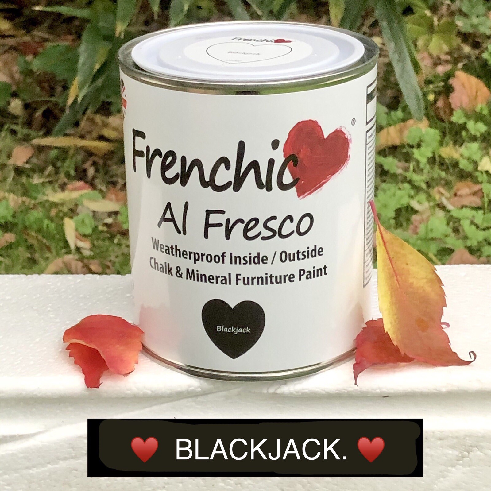 FRENCHIC Furniture Paint AL FRESCO BLACKJACK 750ml FREE POST eBay