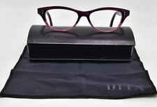 Dita DRX-3002D-51 Svelte Dark Purple Swirl Cat Eye Eyeglasses Frame w Case Japan