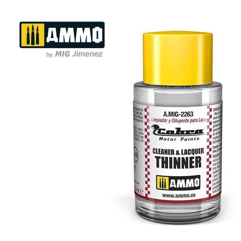 Mig Ammo Cobra Cleaner & Lacquer Thinner 30ml #2263