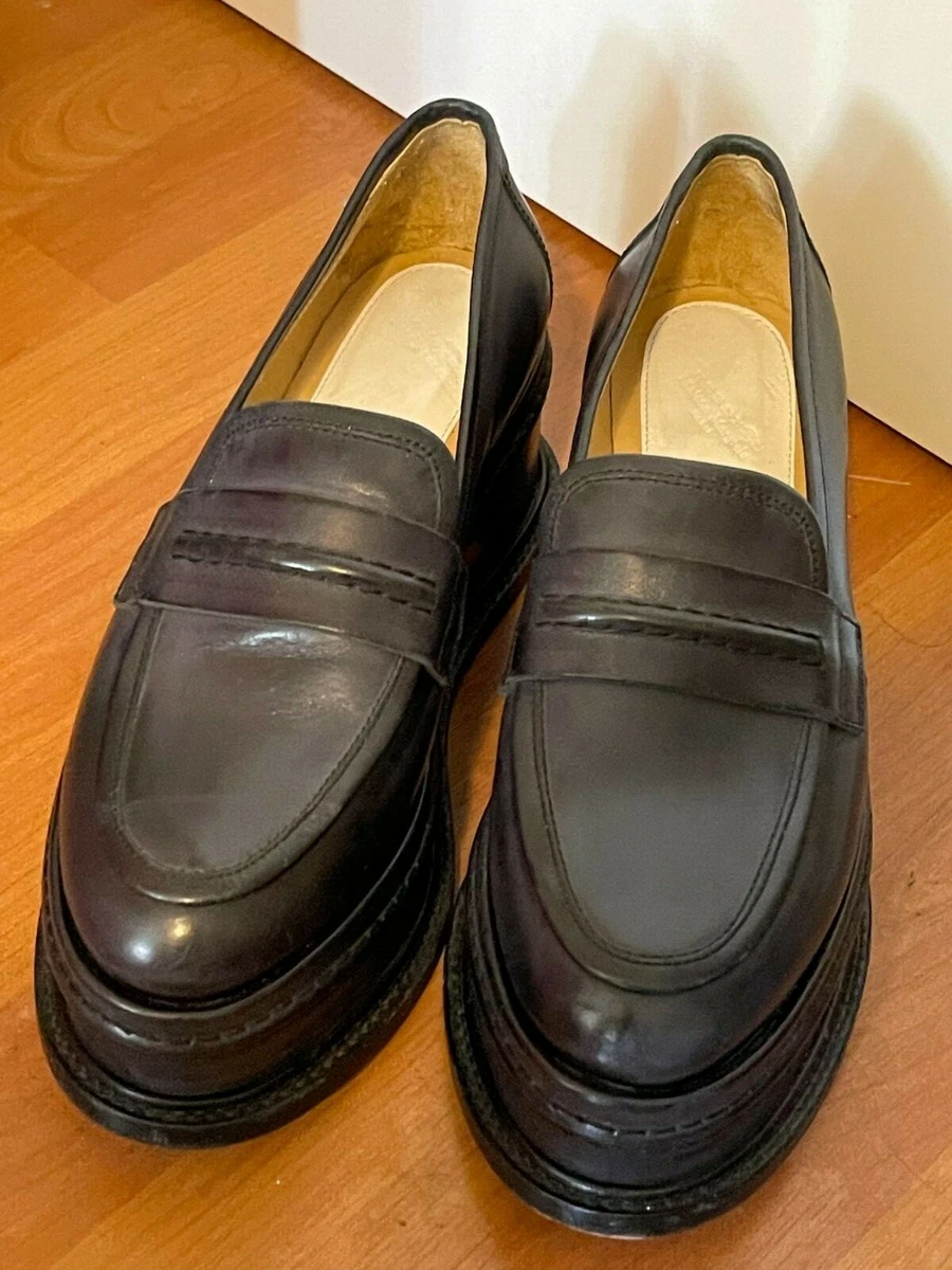 Loafer top platform heels