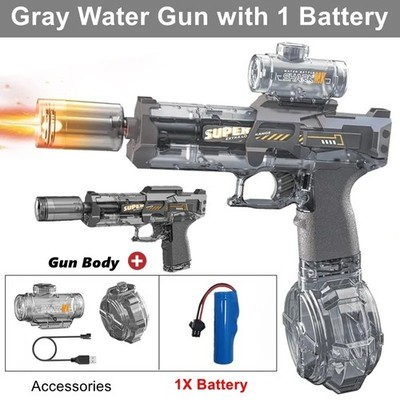 Electric Water Gun for Kids Adults Automatic Squirt Gun Fully Auto Water Blaster