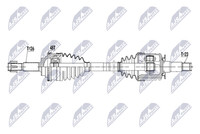 NTY Antriebswelle NPW-TY-264 FüR Toyota Highlander Kluger MCU23_ MCU23R Lexus RX