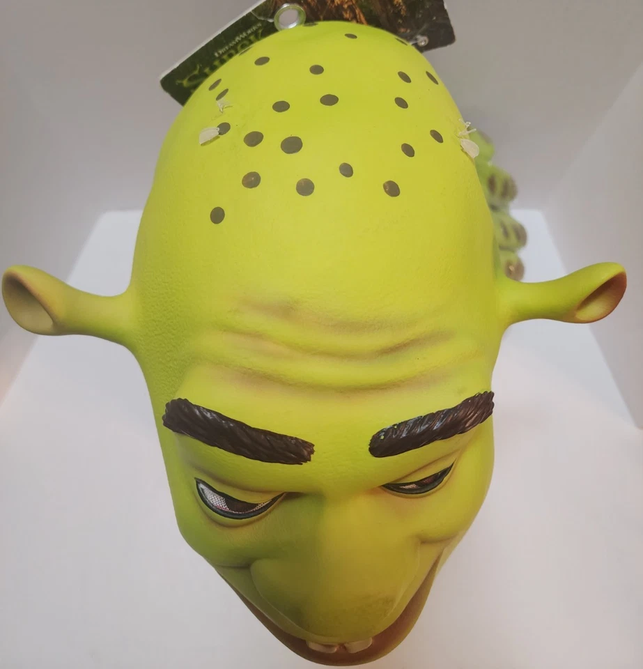 Shrek Mask & Gloves Hands Latex Spirit Halloween Costume Cosplay Brand New - Image 4 of 4