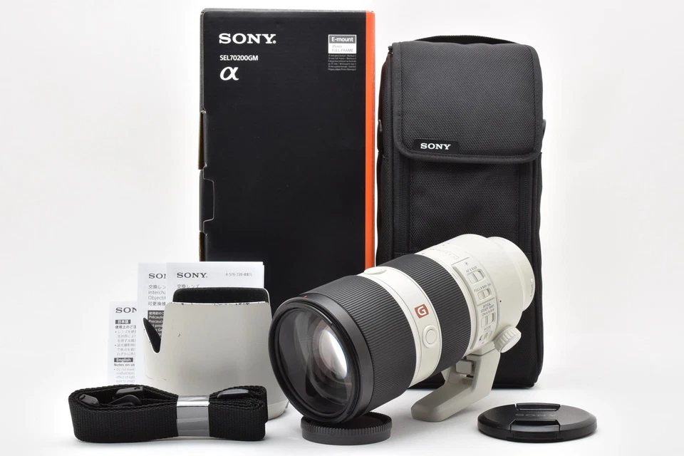 [NEUF] Objectif pour appareil photo Sony FE 70-200mm f/2.8 f2.8 GM OSS SEL702... - Photo 1/4