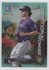 2021 Bowman Positional Promise Aqua Refractor 90/125 Michael Toglia #POS-MT 11au