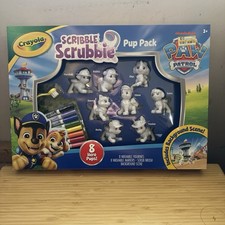 Crayola Scribble Scrubbie PAW Patrol Pup Pack, 8ct, PAW Patrol Figurines, Color